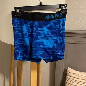 Royal blue Nike Pros